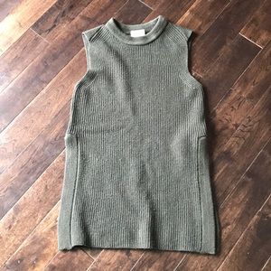Wilfred Free x Aritzia sweater vest deep green xs